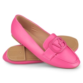 Zapatos de mujer fucsia fabricados en ecopiel rosado 3