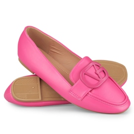 Zapatos de mujer fucsia fabricados en ecopiel rosado 6