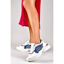 Zapatillas de mujer Valir azules de moda. 1