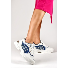 Zapatillas de mujer Valir azules de moda. 2