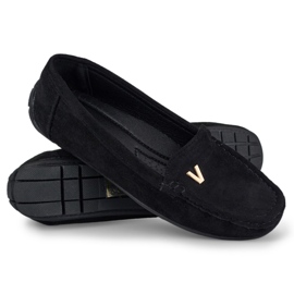 Mocasines mujer ante negro 1 Mocasines mujer ante negro 1