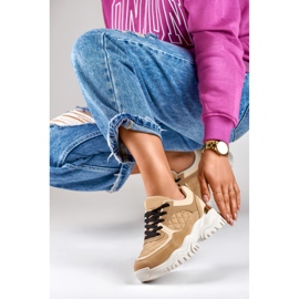 Deportivas de mujer Bellis beige 3