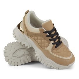 Deportivas de mujer Bellis beige 1