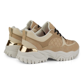 Deportivas de mujer Bellis beige 2
