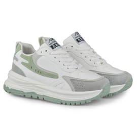 Deportivas Minti de mujer en blanco y menta 1 Deportivas Minti de mujer en blanco y menta 1