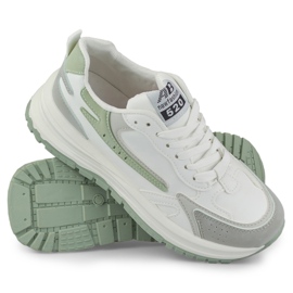Deportivas Minti de mujer en blanco y menta 5