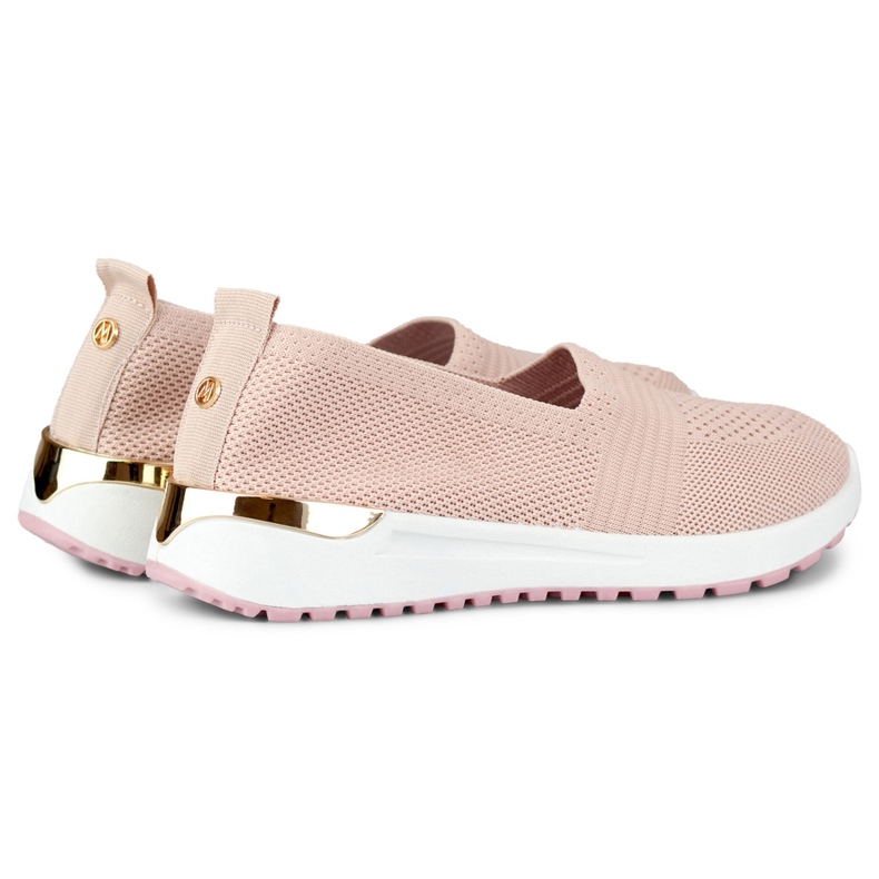 Zapatos casuales de mujer cómodos y flexibles. rosa 1