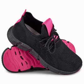 Cómodos zapatos deportivos ligeros y suaves. negro 1
