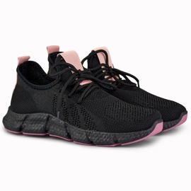 Cómodos zapatos deportivos ligeros y suaves. negro 2