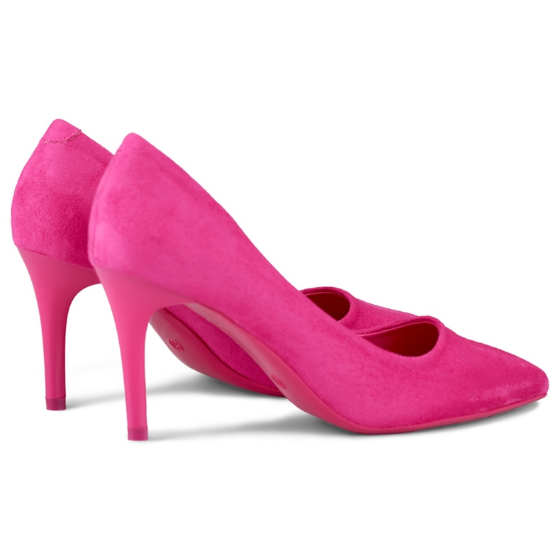 Tacones fucsia ante clasico rosa 2