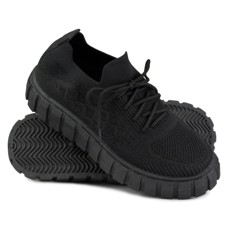 Deportivas mujer flexibles negras negro 1 Deportivas mujer flexibles negras negro 1