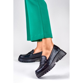 Mocasines mujer ecopiel negra negro 2 Mocasines mujer ecopiel negra negro 2