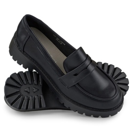 Mocasines mujer ecopiel negra negro 1 Mocasines mujer ecopiel negra negro 1