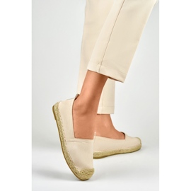 Alpargatas clásicas de mujer beige 4