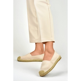Alpargatas clásicas de mujer beige 3