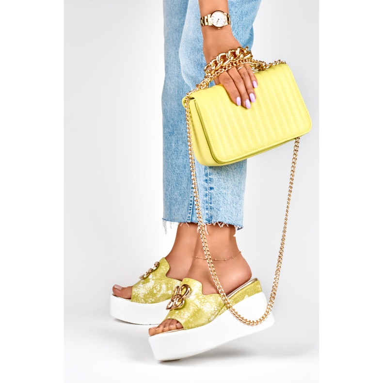 Sandalias mujer cuña lima Lemon verde 2 Sandalias mujer cuña lima Lemon verde 2