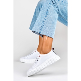 Deportivas mujer piel blancas blanco 4