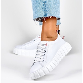 Deportivas mujer piel blancas blanco 6