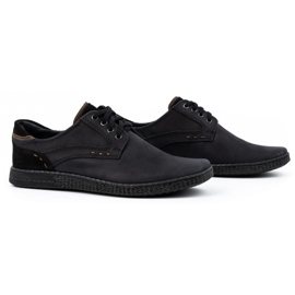 KOMODO Zapatos casual hombre 848 negro 2