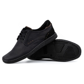 KOMODO Zapatos casual hombre 848 negro 3