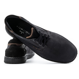 KOMODO Zapatos casual hombre 848 negro 4