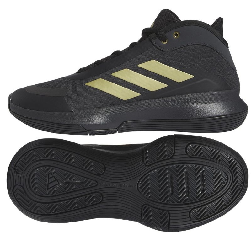 Adidas bounce negras clearance con gris