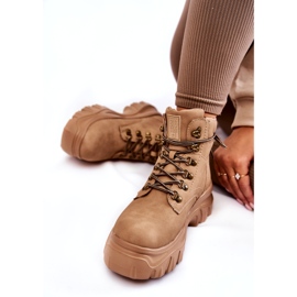 Botas Mujer Memory Foam Big Star KK274366 Beige 3 Botas Mujer Memory Foam Big Star KK274366 Beige 3