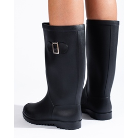 Botas altas de mujer negras Shelovet negro 2