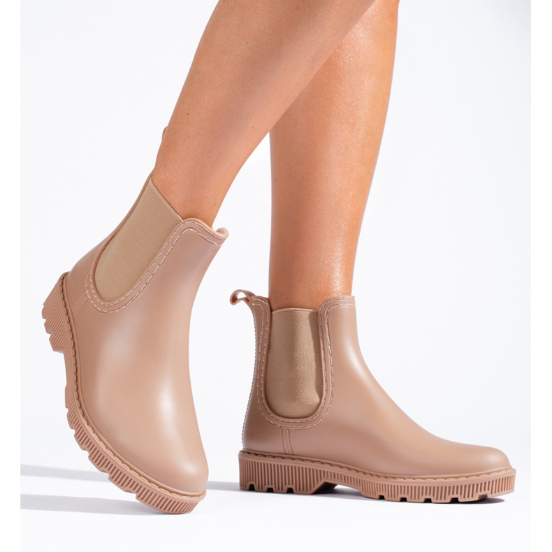 Botas de agua cortas Shelovet beige 1