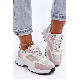 PM1 Zapatos deportivos con cordones en la plataforma de escape blanca blanco 1 PM1 Zapatos deportivos con cordones en la plataforma de escape blanca blanco 1