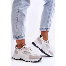 PM1 Zapatos deportivos con cordones en la plataforma de escape blanca blanco 2 PM1 Zapatos deportivos con cordones en la plataforma de escape blanca blanco 2