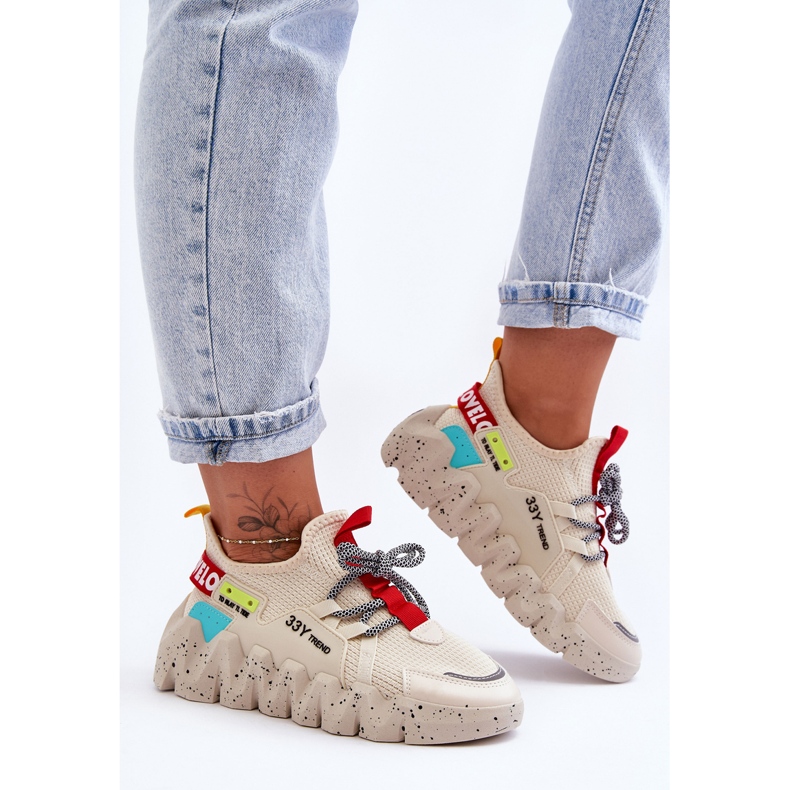 PS1 Zapatillas sin cordones de moda Beige Evolution 1