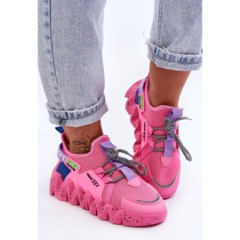 PS1 Zapatillas sin cordones de moda Pink Evolution rosa 1