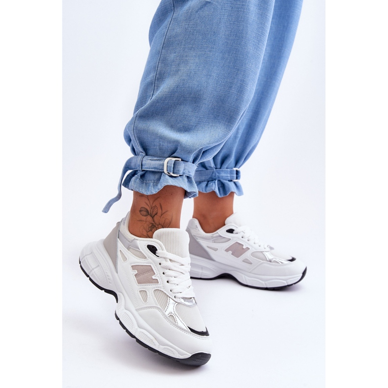 FG2 Zapatos Deportivos De Mujer De Moda Con Malla Venecia Blanca blanco 1