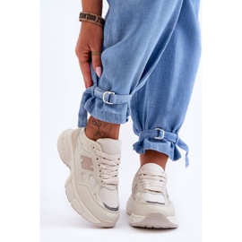 FG2 Zapatos Deportivos De Malla De Mujer De Moda Beige Venice 6