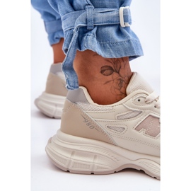 FG2 Zapatos Deportivos De Malla De Mujer De Moda Beige Venice 2
