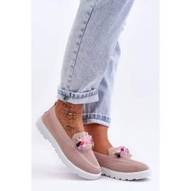 PM1 Zapatillas De Mujer Sin Cordones Con Adornos Rosa Taylor rosado 6