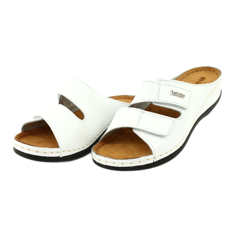 Inblu zapatos zapatillas de mujer 158D107 blanco 2