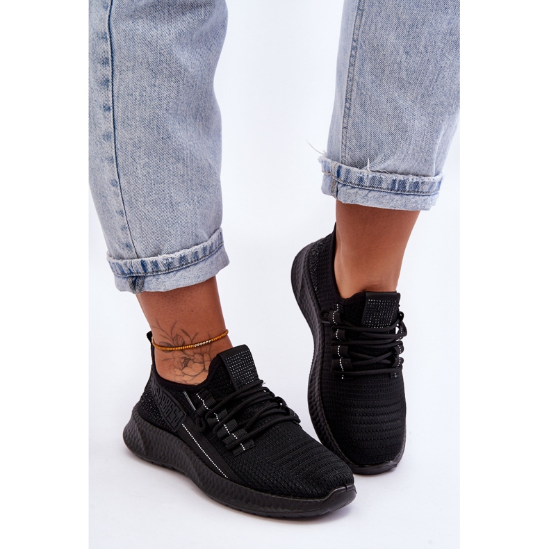 PM1 Zapatillas Deportivas De Mujer Sin Cordones Negras Hold Me! negro 1