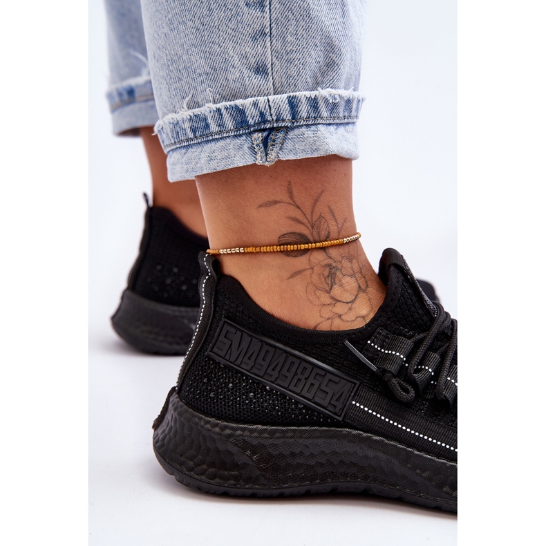 PM1 Zapatillas Deportivas De Mujer Sin Cordones Negras Hold Me! negro 2