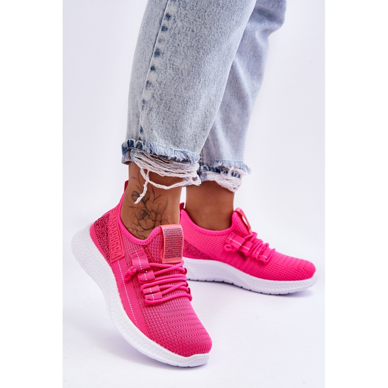 PM1 Zapatillas Deportivas De Mujer Sin Cordones Rosa Neón Hold Me! 2