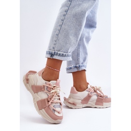 PS1 Deportivas De Mujer Con Cordones De Moda Beige-Rosa ¡Relájate! 1 PS1 Deportivas De Mujer Con Cordones De Moda Beige-Rosa ¡Relájate! 1