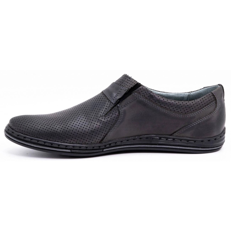 Polbut Zapato piel hombre 362 perforacion gris 2