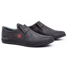 Polbut Zapato piel hombre 362 perforacion gris 3