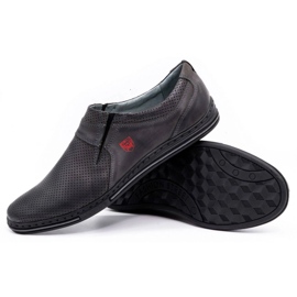 Polbut Zapato piel hombre 362 perforacion gris 4