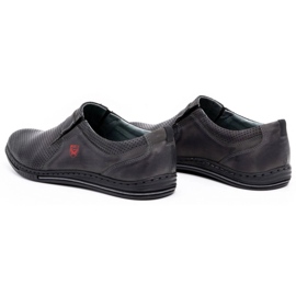 Polbut Zapato piel hombre 362 perforacion gris 7