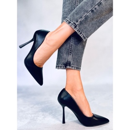 Tacones clásicos de mujer Morita Negro 2