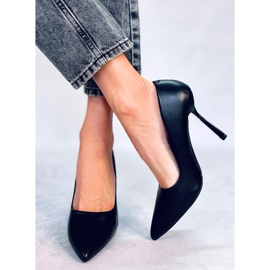 Tacones clásicos de mujer Morita Negro 3