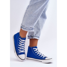 FR1 Zapatillas Clásicas Mujer Altas Azules Remos 7