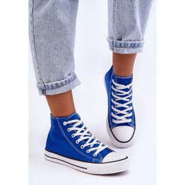 FR1 Zapatillas Clásicas Mujer Altas Azules Remos 3
